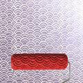 Embossing roller for interior wall