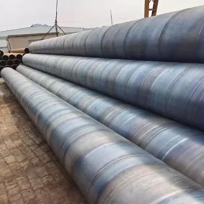 Q235B Large diameter spiral welded black price