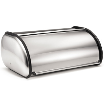 Mirror Finishing Stainless Steel Bread Box