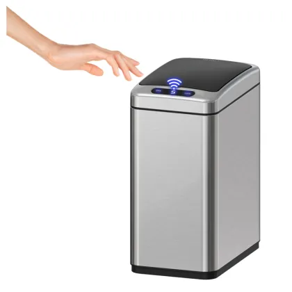 Intelligent Sensor Trash Can - Fashion 8L Stainless Steel Smart Bin