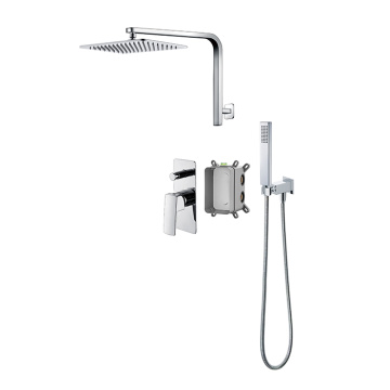 Brass Rain Shower Head System With Handheld