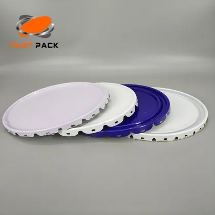 Metal lock lid with the ring