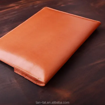 Tanned Leather File Folder Compendium Organizer