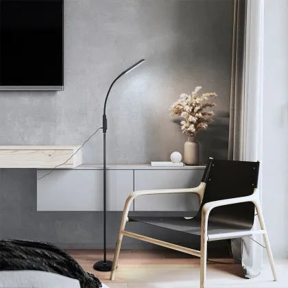 Modern Smart Three-Color LED Floor Lamp for Office, Study, Reading & Living Room Lighting