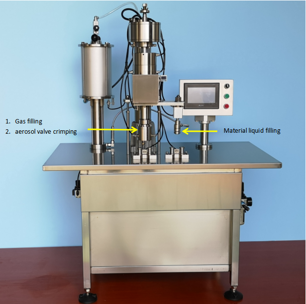 Semi Automatic Aerosol Filling Machines 6