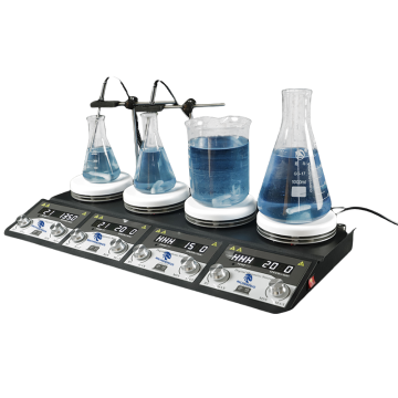Four-head ceramic magnetic stirrer RGY-380A-4