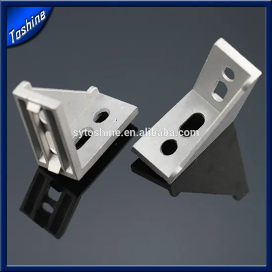 die-cast aluminum extrusion connetion angle bracket