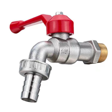 Nickel-Plated Zinc Alloy Outdoor Faucet Nozzle for Washing Machine and Water Taps