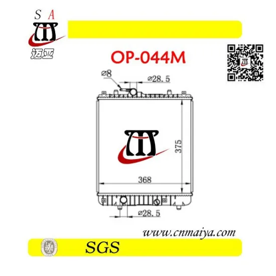 4707764 autoparts for car radiator