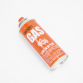 227g refillable aerosol camping butane gas cartridge can