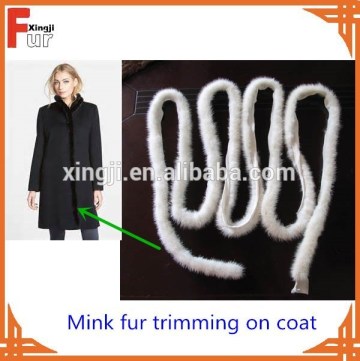 Wholesale Mink Fur Tail Mink Fur Trim For Coat