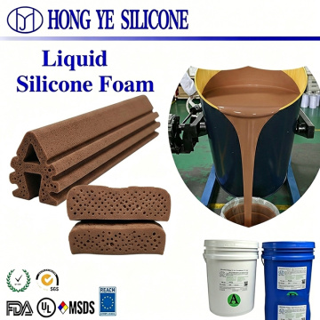 Foam Silicone Seal with Transparent Rectangular Shape