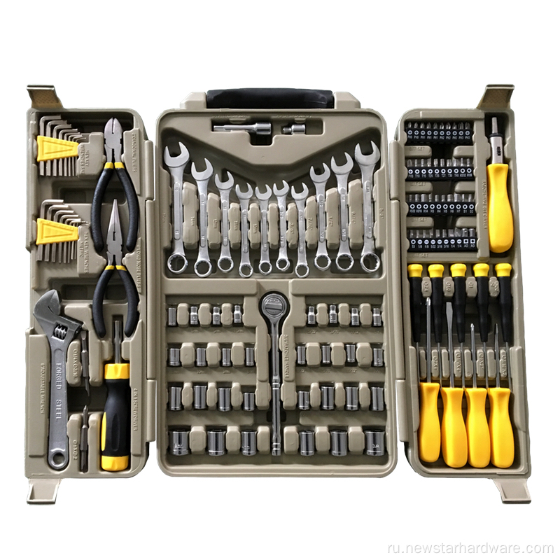 111pcs Yellow Professional Professional Set Set Auto Repair Set Set