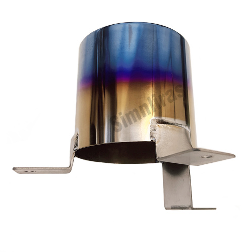 Titanium wydechowa rura wydechowa Ferrari F8 Tribuuto 20-22 Titanium X-Pipe Układ wydechowy z zaworami