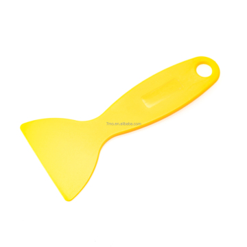 Yellow Plastic Scraper for Window Tint and Sticker Removal