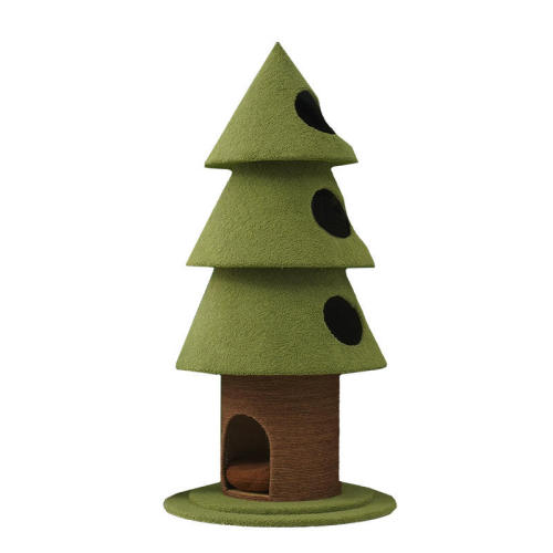 Vente chaude Pet Christmas Tree Cat Lits House