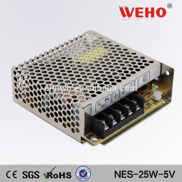 wide range input ac to dc 25w 5v switching power supply 5A