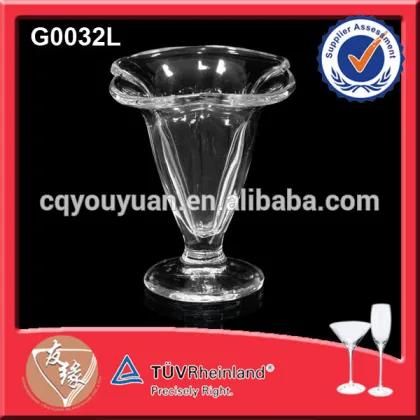 Nice Flower Shape 5oz Cream Container Ice Cream Glass