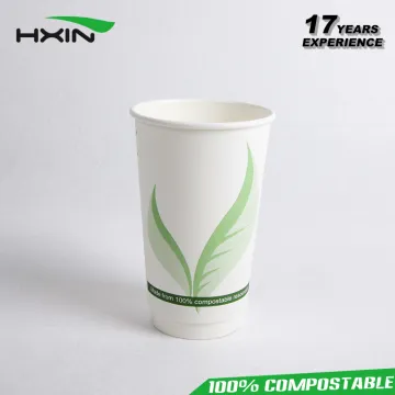 Custom printed double wall disposable 10oz paper cup