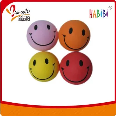Small eva foam smiley ball for kids
