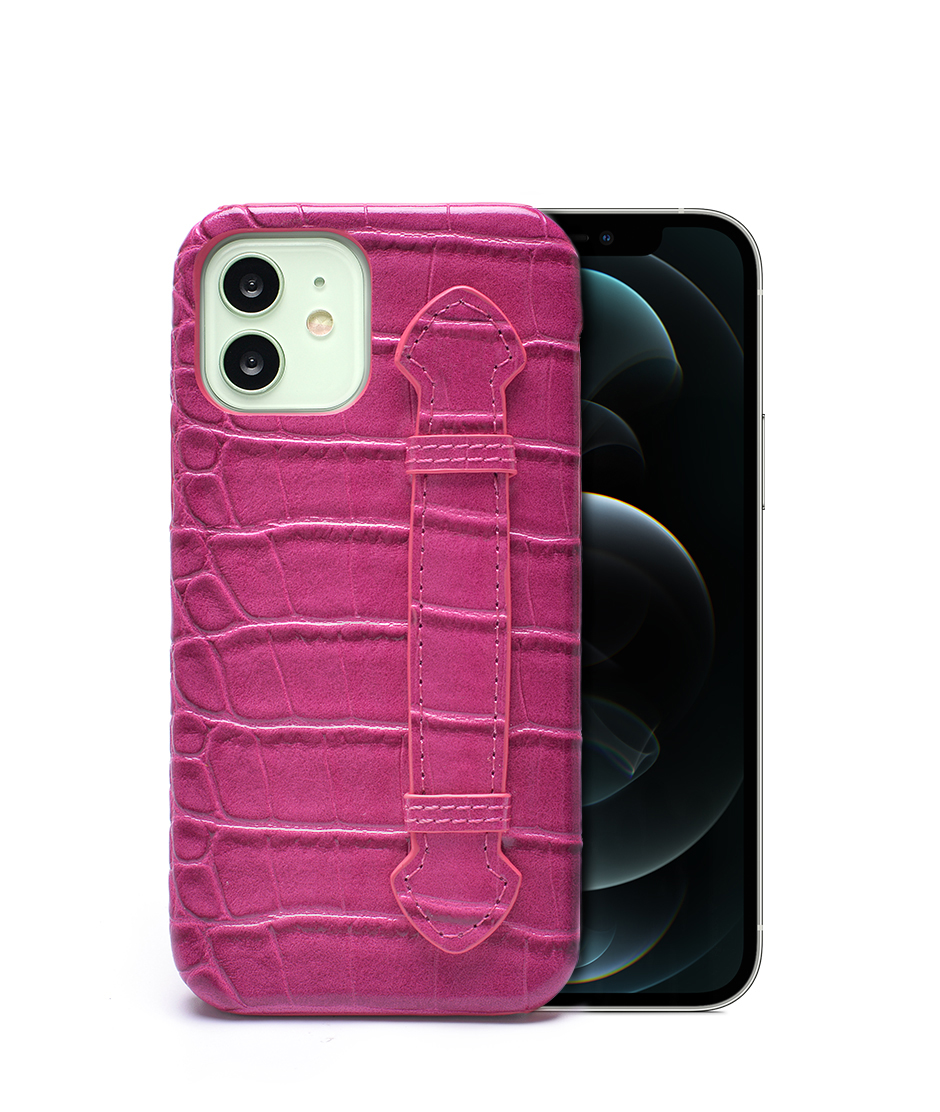 Leren telefoonhoesje voor iPhone 12