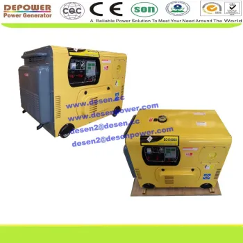 only 0.3-0.5M3 volume DG small single phase 8KW,10KW,10KVA silent diesel generator