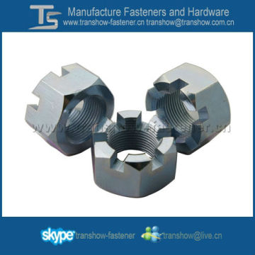 China Produce Heavy Hex Slotted Nut