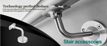Stainless Steel Adjustable Handrail Bracket / Railing Fittings / Balustrade Fittings (JKL-145)