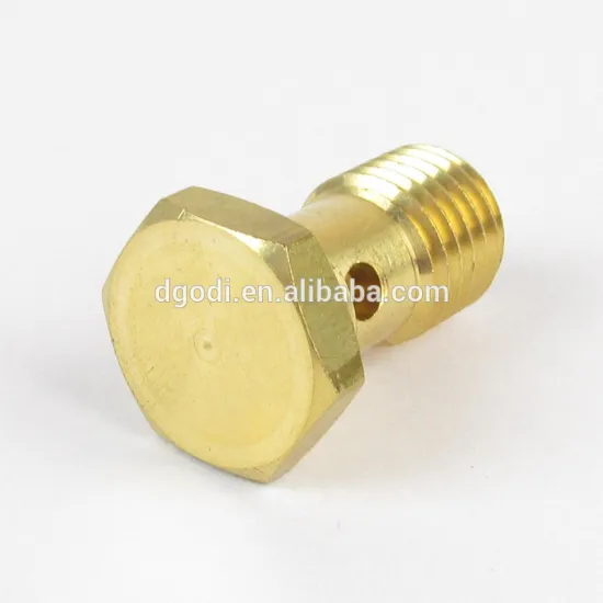 Brass cylinder pan head self tapping screw and hollow hex bolt