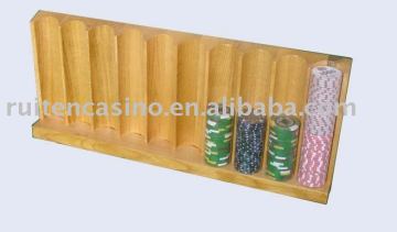 500ct dice chip rack,chip tray,poker chip tray,chip rack,craps table chip rack.