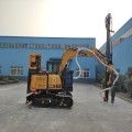 Excavation and conversion hydraulic rock drilling rig