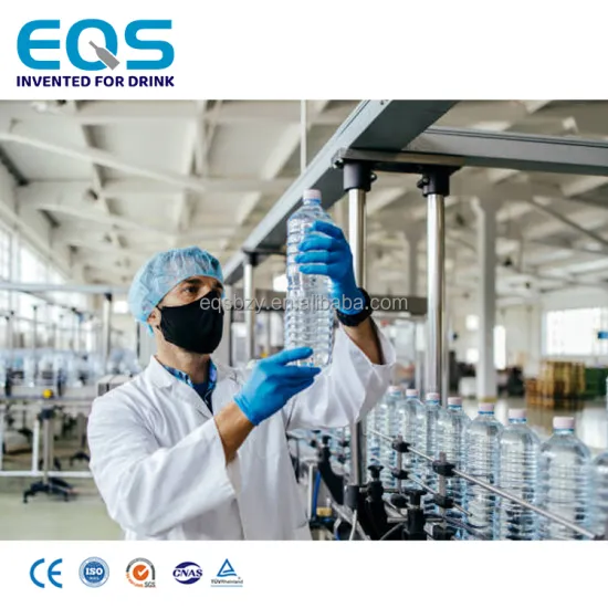 High Performance Water Treatment and Filling Machine Production Line for Bottles