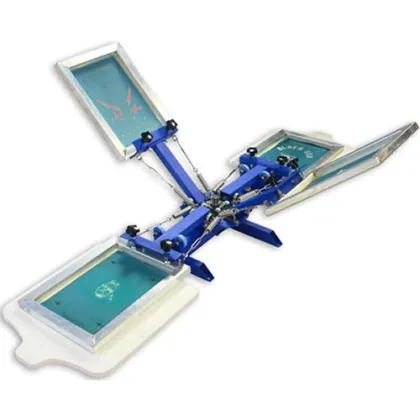 4 Color 1 Station Screen Printing Press Equipment