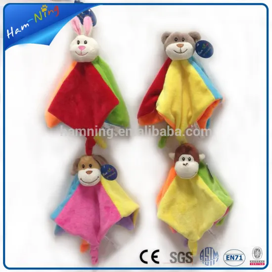 25X25cm plush animal blanket toys new born baby gift set                        
                                                                                Supplier's Choice