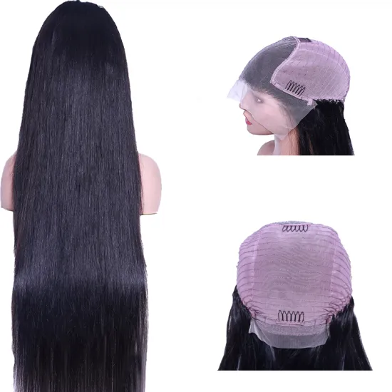 8-40 Inch Transparent HD Swiss Lace Front Wig with Baby Hair Deep Wave Human Hair Wig