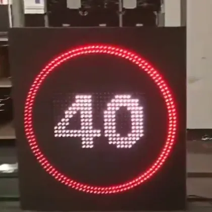 Dynamic LED Display: Outdoor Road Radar Speed Limit Board