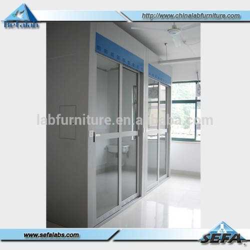 Full steel biosafety acid resistant walk-in fume hood lab furniture