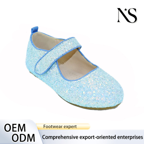 Encantadores zapatos Mary Jane azul claro para niños