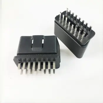 Automotive diagnostic OBD connector -16P male head - long leg