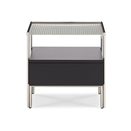 Bedside Tables Unique Simple Design Glass Stable Bedside Table Supplier