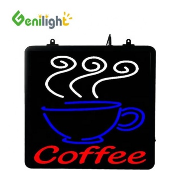 Manufacturer Illuminated LED Coffee Cup Neon Sign