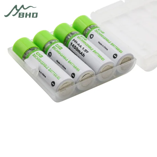 High-Quality Mini USB Rechargeable AA Batteries - 1450mAh Capacity