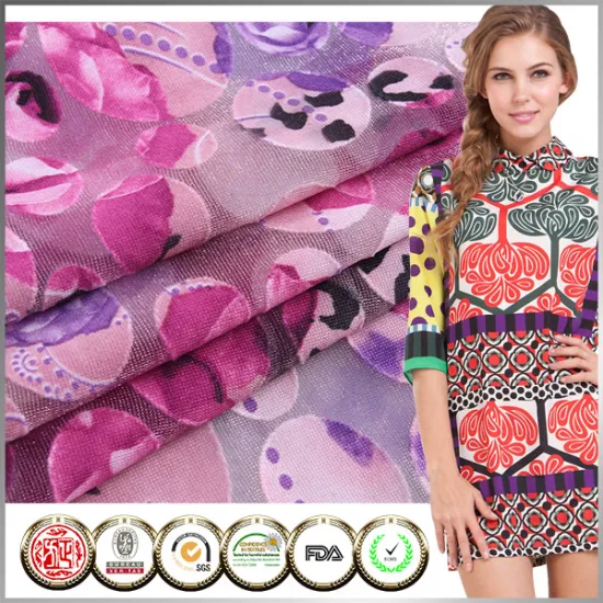 Zhengfang SGS Certified Print Wholesale knitted fabric