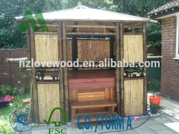 bamboo gazebo for hot tub/hot tub gazebo/hot tub house