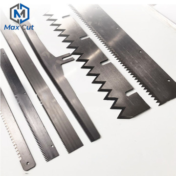 Zigzag Cutting Blade Serrated Serrated Blade untuk Mesin Pengemasan