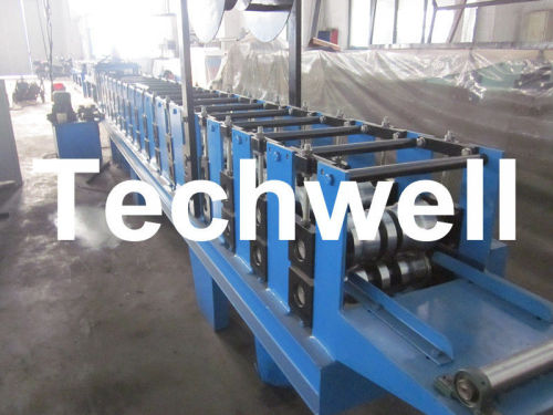 Manaul, Hydraulic Decoiler Half Round Gutter Forming Machine For 0.4-0.8mm Thickness Sheet