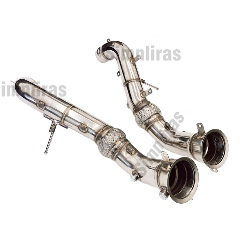 200 komórek HFC Down Rure pasuje do McLaren 570S 570GT 600LT 16-21 Wysokie przepływ rur w dół