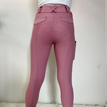 New Women Equestrian Riding Breeches Silicone