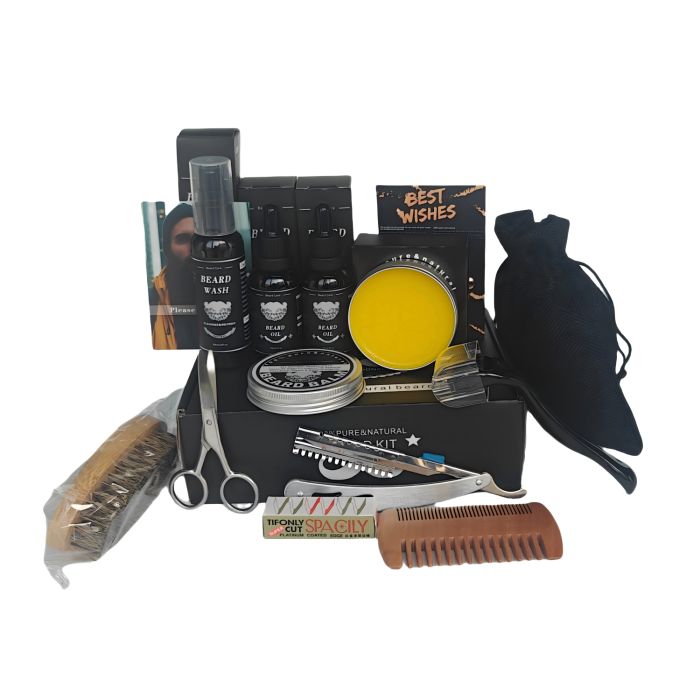 11 piezas Conjuntos de recortador establecido para barba