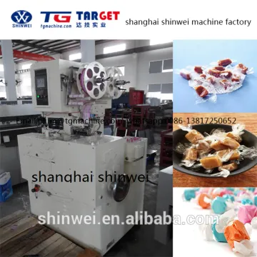 Cut and Double twist milk candy wrapping machine